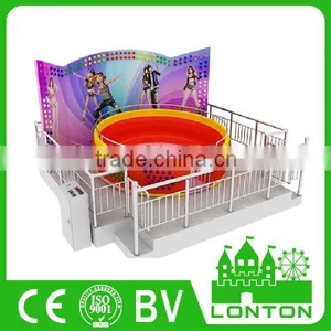 Theme Park Equipment for Sale Amusement Park Rotating Disco Tagada for Kids thumbnail-1