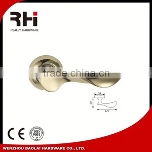 Aluminum Lever Door Handle With Plate thumbnail-1