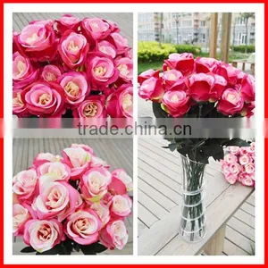 Newest Real Touch Valentine Rose Flower/decorative Rose Flower,artificial Rose thumbnail-1