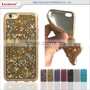 Electroplating Beautiful Stone and Diamond Funky Mobile Cell Phone Case for Oppo R7s R831k n1 thumbnail-1