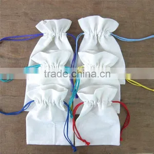 Wholesale China Shanghai Factory Cheap Price New Model Custom Canvas Bag Drawstring thumbnail-2