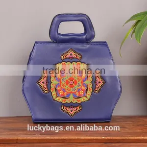 China Embroidery Original National Handbag Big Bulk Women Handbag thumbnail-1