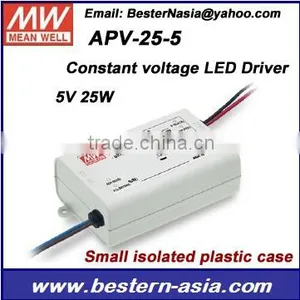 APV-25-5 Meanwell IP30 5V LED Driver thumbnail-1