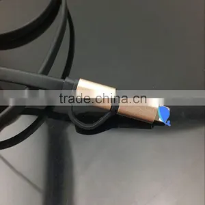 Colorful Micro Braided Usb Cable 2 in 1 Usb Cable for Iphone 6 Cable Charger thumbnail-2