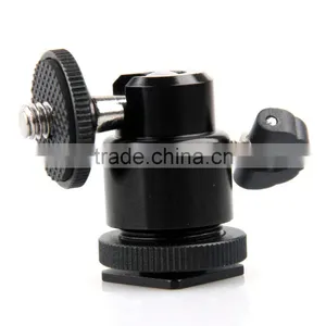 Camera Tripod BallHead Ball Head With Quick Release Plate 1/4" Screw thumbnail-4