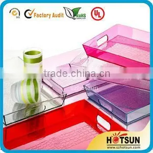 Customized High Quality Clear Acrylic Tray With Insert thumbnail-1