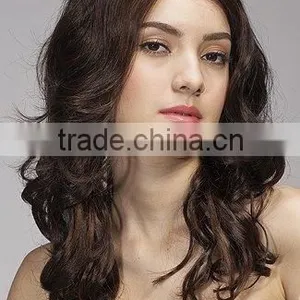 Half Hand-tied and Half Machine-made Front Lace Wigs for Black Women thumbnail-1