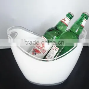 Double Color 3.5L Plastic Acrylic Ice Bucket for Beer Promotion thumbnail-2