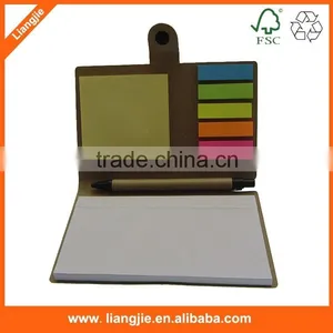 Recycler Combined Sticky Note Pad With Soft Cover,Cheap Promotional Self-adhesive thumbnail-3