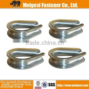 DIN6899 B Type Hot Dipped Galvanized Wire Rope Thimble Rigging thumbnail-1