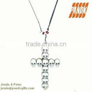Halloween Skulls Necklace/Halloween Item/Halloween Gift thumbnail-1