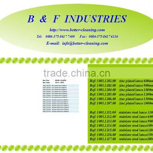 Zinc Plated and SS Round Moulded Grip High Pressure Lance thumbnail-1