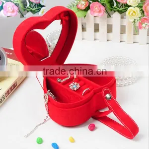 Wholesale Custom High-grade PU Leather Jewelry Box, Heart-shaped Cosmetic Box, Fashion Gift Boxes thumbnail-3