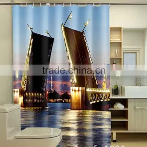 Photo Printed Various Bridge Shower Curtain thumbnail-4