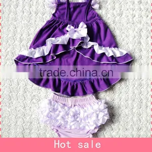 High Quality 4th of July Girls Boutique Sets ,beautiful Frocks Baby Cotton Frocks , Kids Beabutiful Outfits Wholesale thumbnail-3