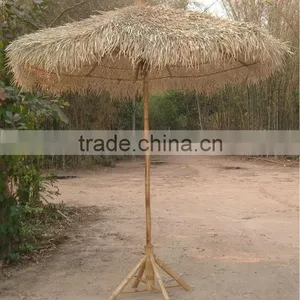 SEAGRASS, PALM LEAF, THATCH, COCONUT BAMBOO UMBRELLA_ CHEAP PRICE( Info@gianguyencraft.com) thumbnail-1