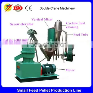 SKJ-250 Small Animal Feed Mill Machinery Plant 300-500KG/H thumbnail-3