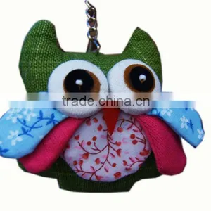 Cotton Owl Key Chain thumbnail-1