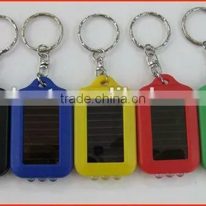 LED Solar Torch Keychain , Flashlight thumbnail-1