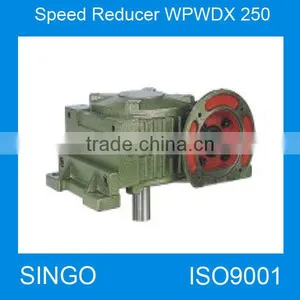 Worm Gear Speed Reducer WPWDX 250 Gear Box Motor thumbnail-1