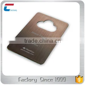 Custom OEM Design Credit Card Size Metal Bottle Opener thumbnail-4