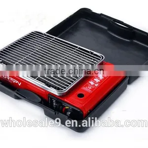 2015 Stainless Steel Portable Gas Bbq Grill for Camping thumbnail-3