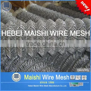 60mm Mesh Opening Hot Dipped Galvanized Chain Link Fence thumbnail-1