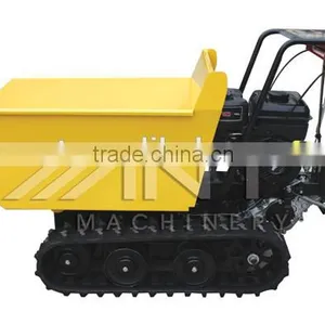 Mini Dumper 400kg Loading Track Dumper Garden Transporter BY400 With CE thumbnail-1