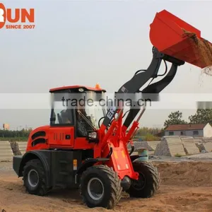 2.0 Ton Qingdao Everun Farm Machinery Small Snow Shovel Loader With Tyre Chain thumbnail-5