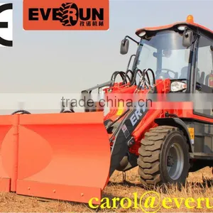 Everun ER15 Neue Reinigung Radlader Mit Schneeschild CE/Euro 3/EPA Geprueft for Sale thumbnail-1