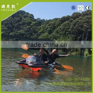 2 Person Ocean Clear Kayak Transparent With Seat &Paddle thumbnail-4