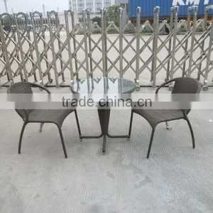 Wholesale Factory Wicker Outdoor Furniture Leisure Rattan Table and Chair thumbnail-5
