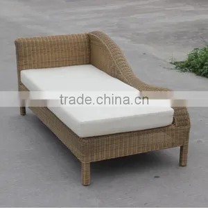C - S-12 Hot Cheap Sale Garden Furniture Durable Rattan Lounger thumbnail-2