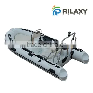 Rilaxy Recreational Boat 230cm - 400cm Small Rigid Fiberglass Hull Inflatable Boat thumbnail-1