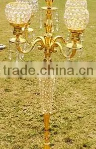 CRYSTAL CANDELABRA CENTERPIECE FOR WEDDING thumbnail-4