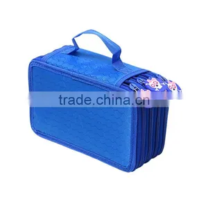 Factory Wholesale Anti Compression Zippered 72 Slots Colored Pencil Pouch thumbnail-3