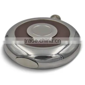 Stainless Steel Hip Flasks Laser Welding Mirror Flask With Cup 5oz thumbnail-3