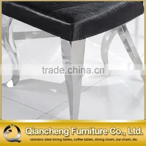 Velvet High Back Stainless Steel Dining Banquet Chair thumbnail-2