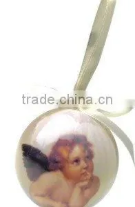 Polyfoam Angel Christmas Ball Ornament Decoration thumbnail-1