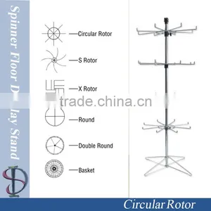 Metal Hooks Rotating Display Rack thumbnail-1