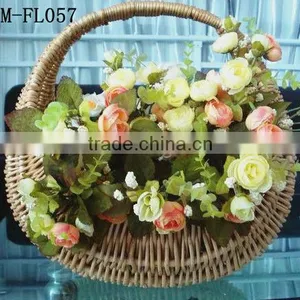 Gift Willow Basket With Handle Cheap Wicker Basket thumbnail-6