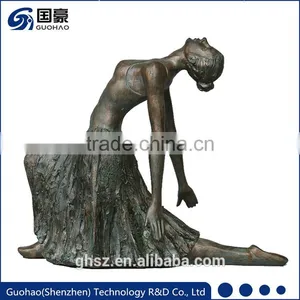 Bronze Dancing Girl Sculpture Bronze Scuplture Woman thumbnail-1