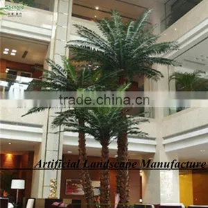 Indoor Palm Tree Hotsale Size Customized Fiberglass Date Palm Tree thumbnail-2