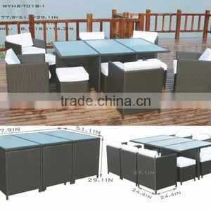 Rattan Table and Chair Sets for Restaurant/garden thumbnail-5