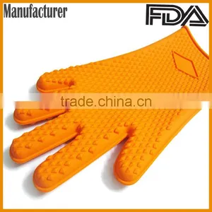 Silicone Extra Long Bbq Grill Glove With FDA Approved thumbnail-2