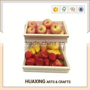Competitive Price Natural Wood Wooden Fruit Basket thumbnail-4