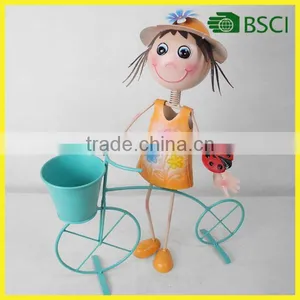 Cheap Garden Bicycle Flower Pot Holder thumbnail-1