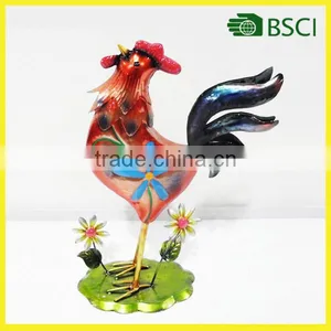 YS14472 Lovely Metal Garden Decoration Chicken thumbnail-1
