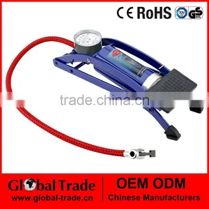 New Bicycle Bike Foot Operated Tire Pump Inflator Basketball Air Mattress Ball GS Approved A0535 thumbnail-1