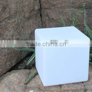 Rechargeable Colorful Waterproof Garden 30cm LED Cube Chair thumbnail-1